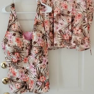 Lands End 2pc Swimsuit, Size 24W